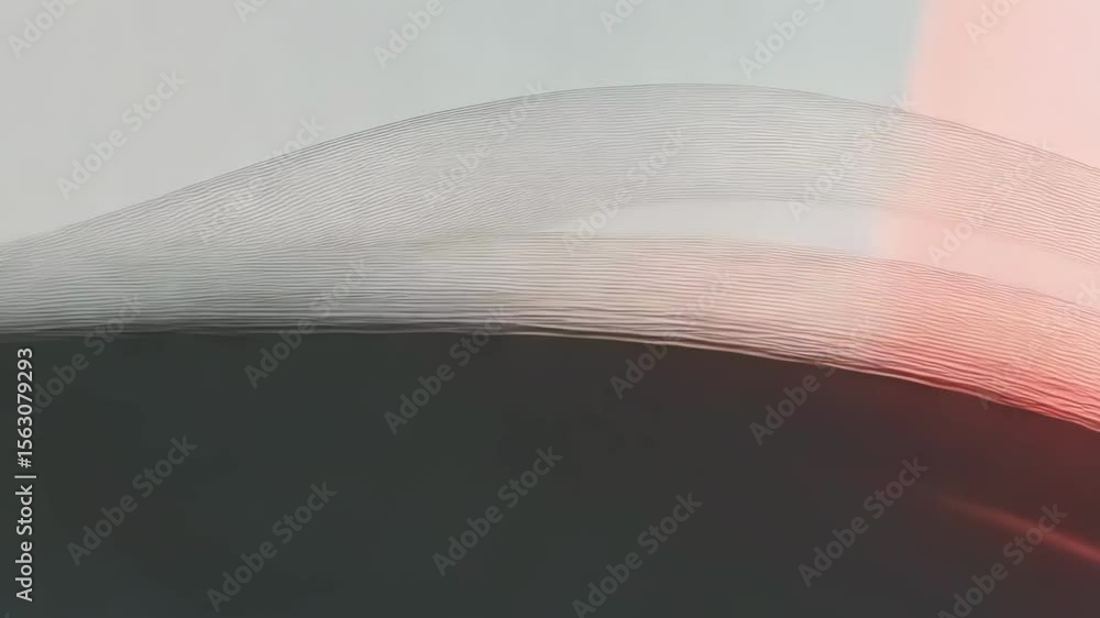 Poster red and black smoke intertwine in an abstract design against a light background, creating a dynamic 