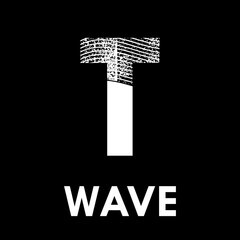 Letter t with wave design logo template illustration