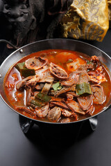 Delicious pot lamb offal