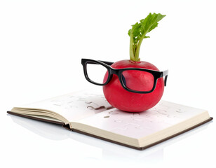 Radish Professor A Nerdy Veggie Solving Puzzles