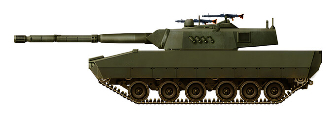 Nurol-105 (Light tank concept with HITFACT MkI turret and 105mm gun) © Tikros