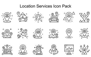 Location Services Icon Pack