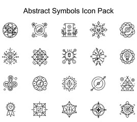 Abstract Symbols Icon Pack