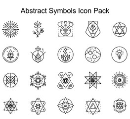 Abstract Symbols Icon Pack