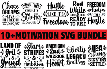 Fototapeta premium A comprehensive bundle featuring inspirational quotes and motivational typography in svg format designed for creative projects.