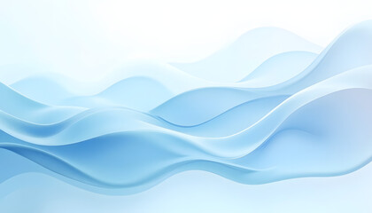 Abstract blue water waves or ripples. Represents purity, fluidity, movement, or freshness. Serene and elegant.


