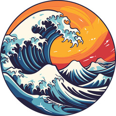 Majestic Ocean Wave: A Timeless Dance of Nature's Power and Beauty