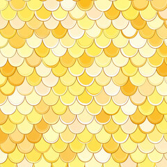 A yellow and white pattern of scales