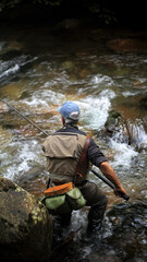 Streamside Patience: Fishing with a Telescopic Rod in León