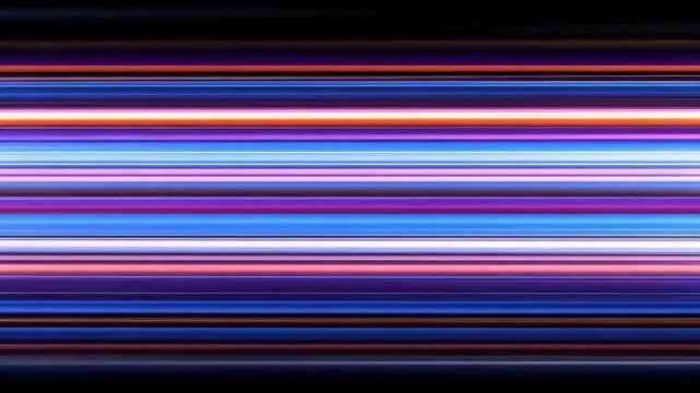 Abstract horizontal lines of vibrant colors