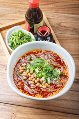 Sichuan Spicy Red Oil Hot and Sour Noodles