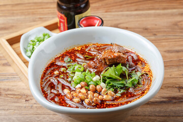 Sichuan Spicy Red Oil Hot and Sour Noodles