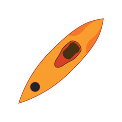 Kayak Boat Illustration