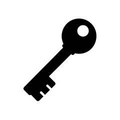 Color Key Icon Vector in Flat and Clean Design