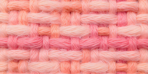 Macro View of Cozy Checker Weave