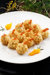 Golden Fried Shrimp Balls