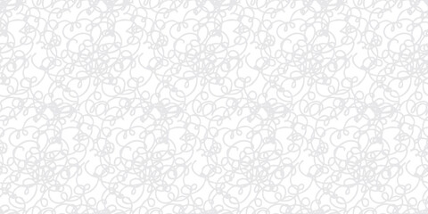 Doodle shapes background. Seamless pattern. Vector. らくがきイラストパターン
