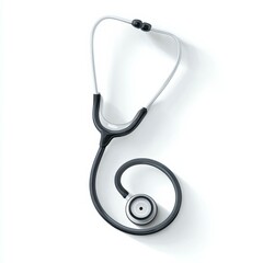 High-quality stethoscope placed on a clean surface for medical examinations