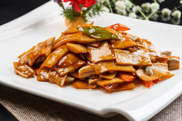 Stir-fried King Oyster Mushroom Slices with XO Sauce
