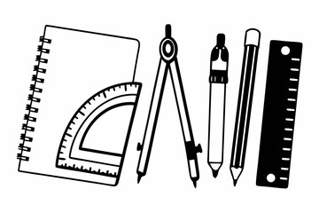 High Quality Educational Illustration of a Cat