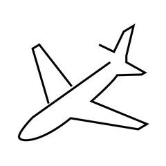 aircraft silhouette icon design template