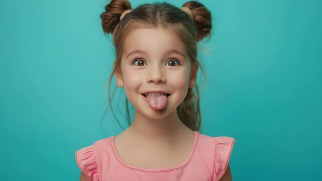 A child's sudden surprise, possibly due to a gift or unexpected event