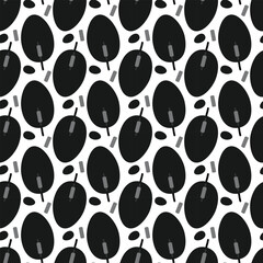 Simple cartoon mouse gadget pattern. Seamless tech texture for computer background