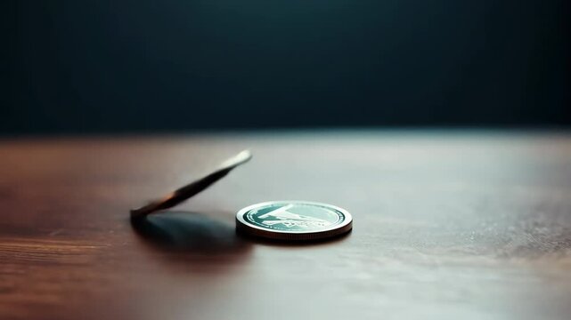 Golden coins stack represents the concept of wealth, savings, and financial investment in the global economy and market