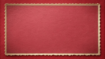 Textured crimson surface is presented within an antique border, excellent for festive cards, holiday promotions, or Valentine announcements.