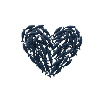 Naklejki Black scribbled heart sketch on white background for love art or creative concept
