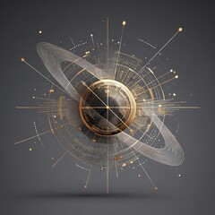 Abstract Technological Eye Design