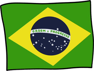 Fototapeta premium 아메리카 브라질 Png