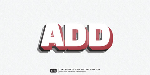 Add 3D Cartoon Editable Text Effect | Premium Font Template