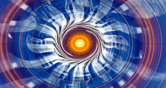 Abstract swirling pattern with vibrant colors and dynamic motion, creating a sense of energy
