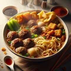 Bakso (Indonesian-style Meatball) - Indonesian Food