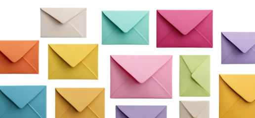 set of envelopes with letters