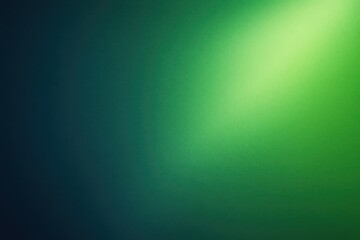 Obraz premium Abstract gradient background with soft light illuminating a textured green surface