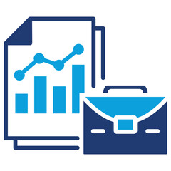 Business Flat Blue Icon