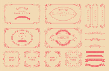 アンティーク　ビンテージ　フレーム飾り枠
