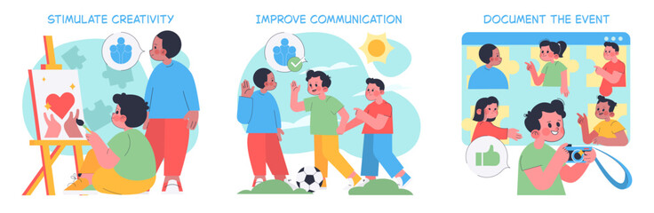 Activities Encouraging Creativity, Communication, and Event Documentation