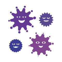 ウイルスのイラスト