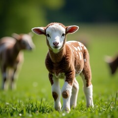 Fototapeta premium sheep in a meadow