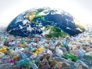 Green energy ecology and environmental on earth world environment concept with tree leaves sustainable development vector illustration