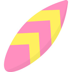 Surfing Board Illustration