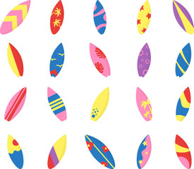 Surfing Board Illustration