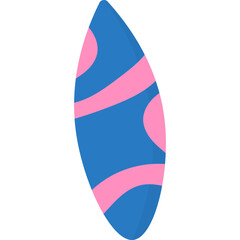 Surfing Board Illustration