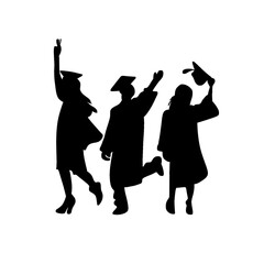 Graduation silhouette