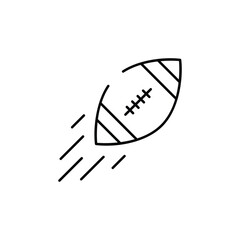 Long Throw icon design with white background stock illustration
