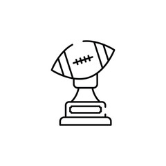 Trophy icon design with white background stock illustration