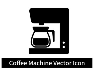 Coffee Machine Vector Icon